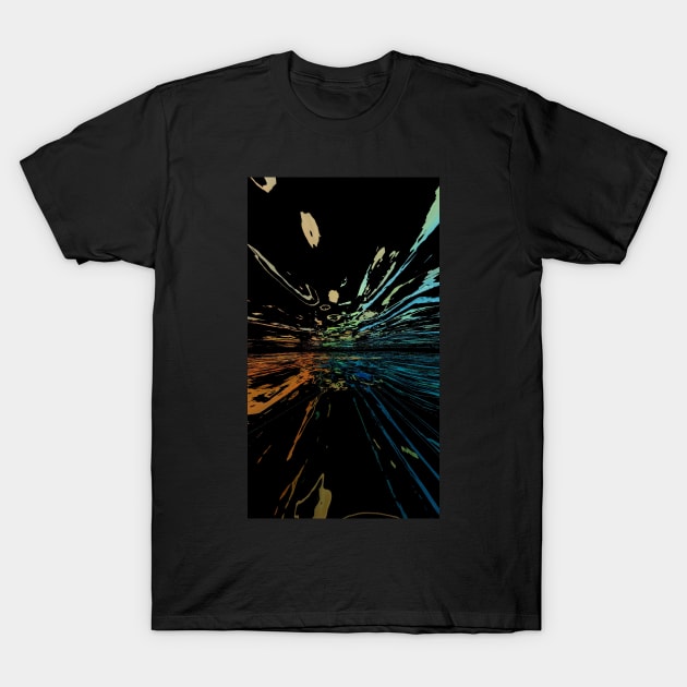 Colorful warp T-Shirt by Annabellepaints